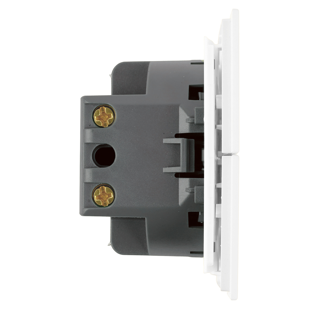 Выключатель 2-клавишный (механизм) Stekker Мия 250В 10А RSW10-3104-01 белая магнолия 50429 в Санкт-Петербурге