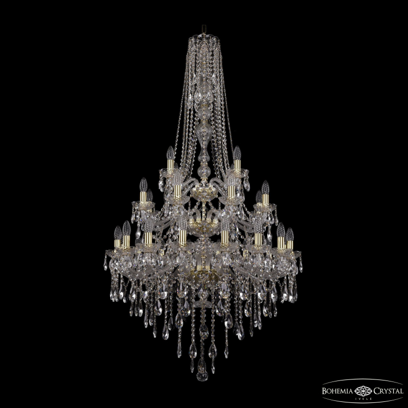 Подвесная люстра Bohemia Ivele Crystal 1415/16+8+4/300/h-155/3d G в Санкт-Петербурге