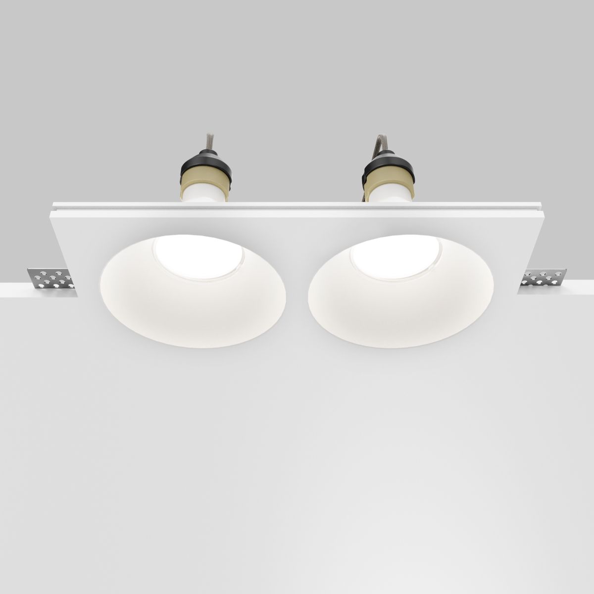 Встраиваемый светильник Maytoni Technical Gyps Modern DL129-GU10-02-W в Санкт-Петербурге