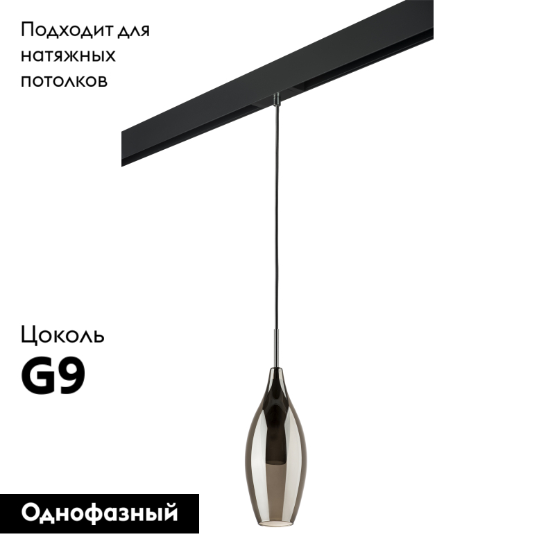 Трековый светильник Lightstar Pentola PRO803027 (803027+595007) в Санкт-Петербурге