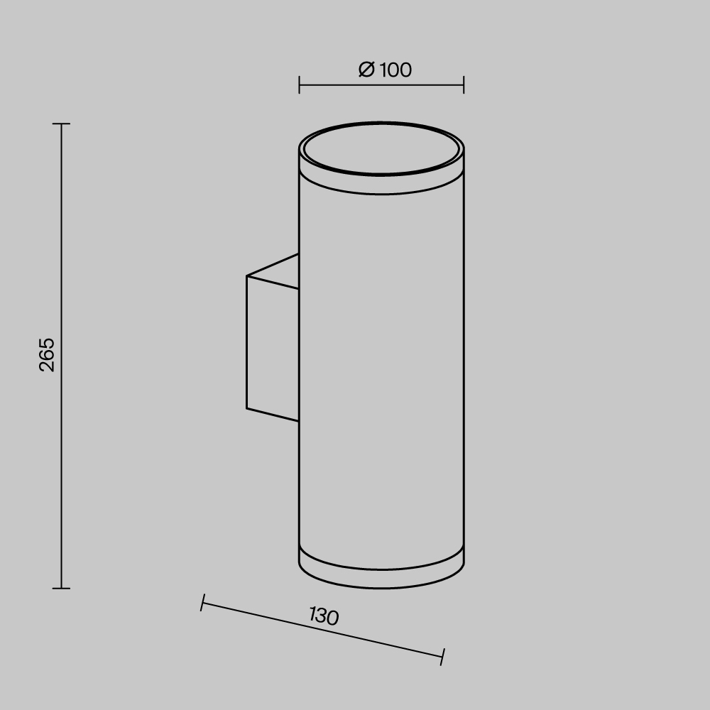 Уличный настенный светильник Maytoni Shim O514WL-L30B3K в #REGION_NAME_DECLINE_PP#