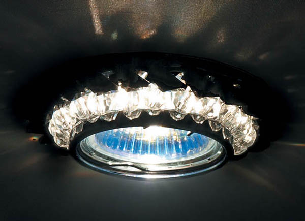 Встраиваемый светильник Donolux Downlight DL062.02.1/12 crystal/jet в Санкт-Петербурге