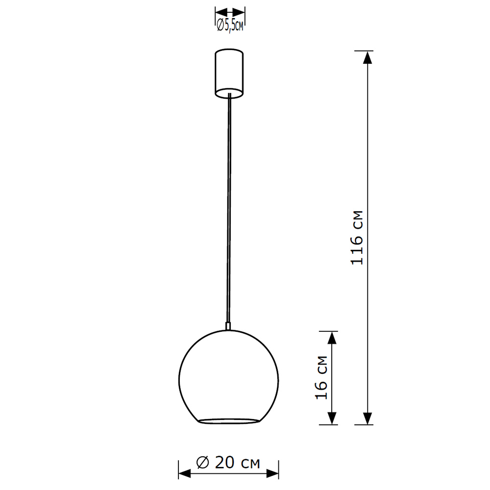 Подвесной светильник LightHall Aura 20 LH032009 в Санкт-Петербурге