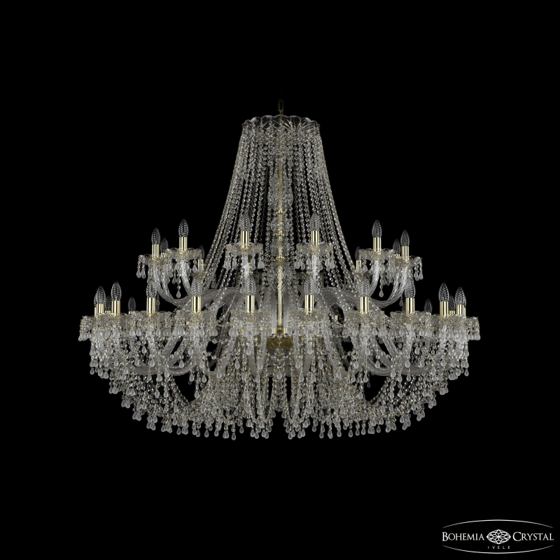 Подвесная люстра Bohemia Ivele Crystal 1410/24+12/530 G V0300 в Санкт-Петербурге