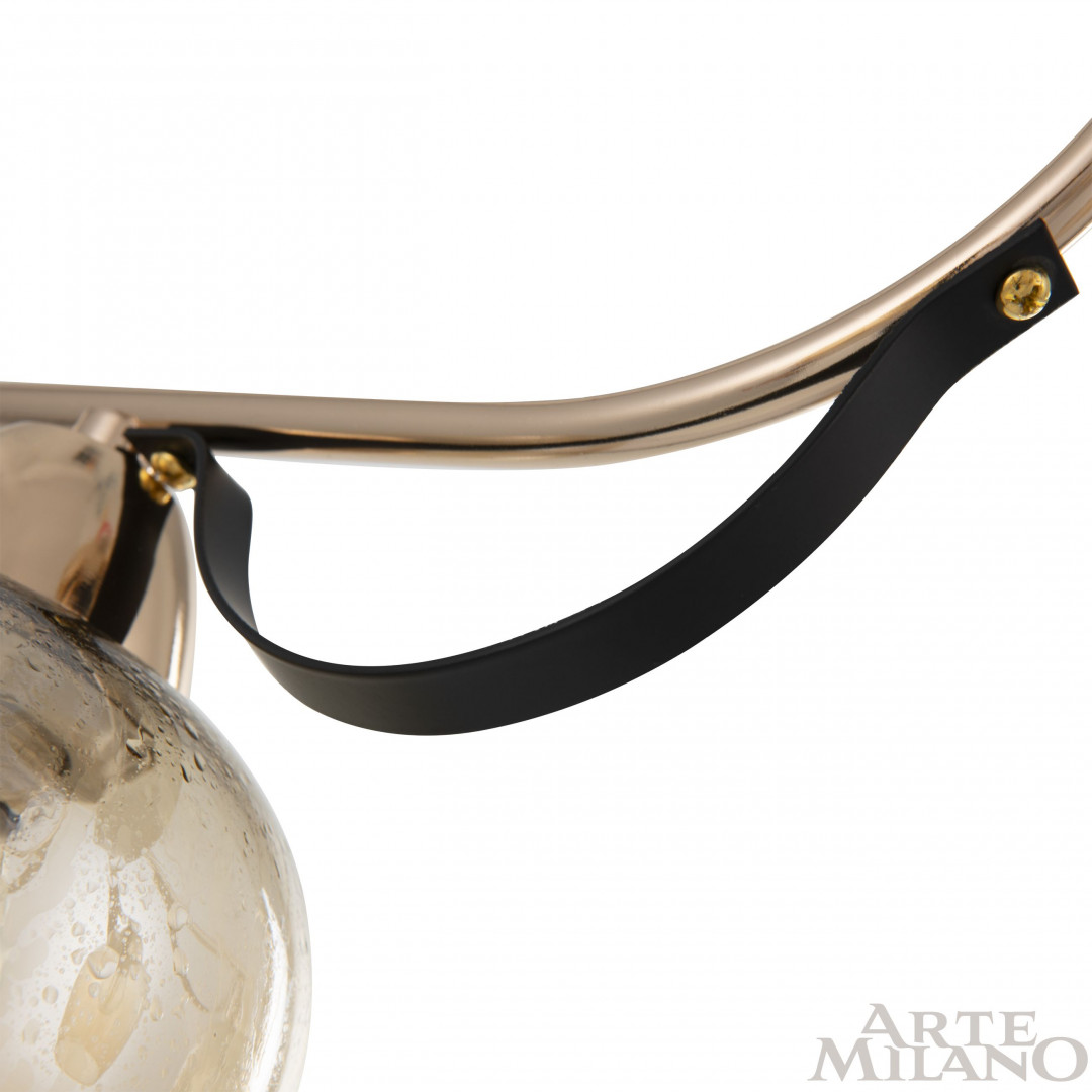 Потолочная люстра Arte Milano Amalfi 322306/5 FG+BK в Санкт-Петербурге