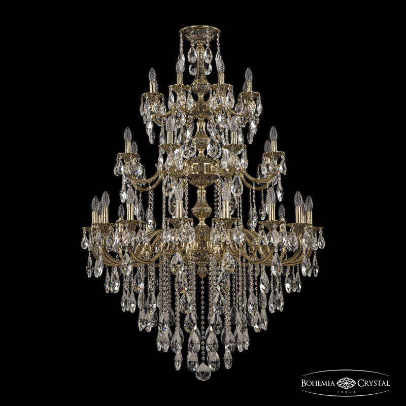 Подвесная люстра Bohemia Ivele Crystal Verona 72101/16+8+8/360/3d B GB в Санкт-Петербурге