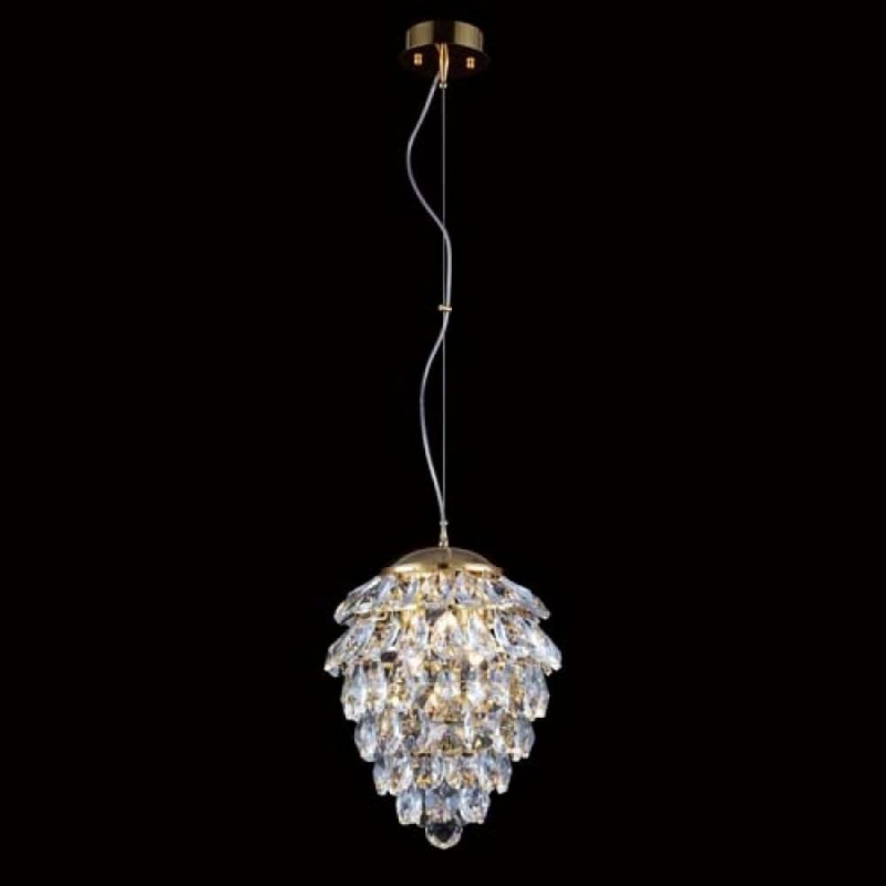 Подвесной светильник Crystal Lux Charme SP2+2 LED Gold/Transparent в Санкт-Петербурге