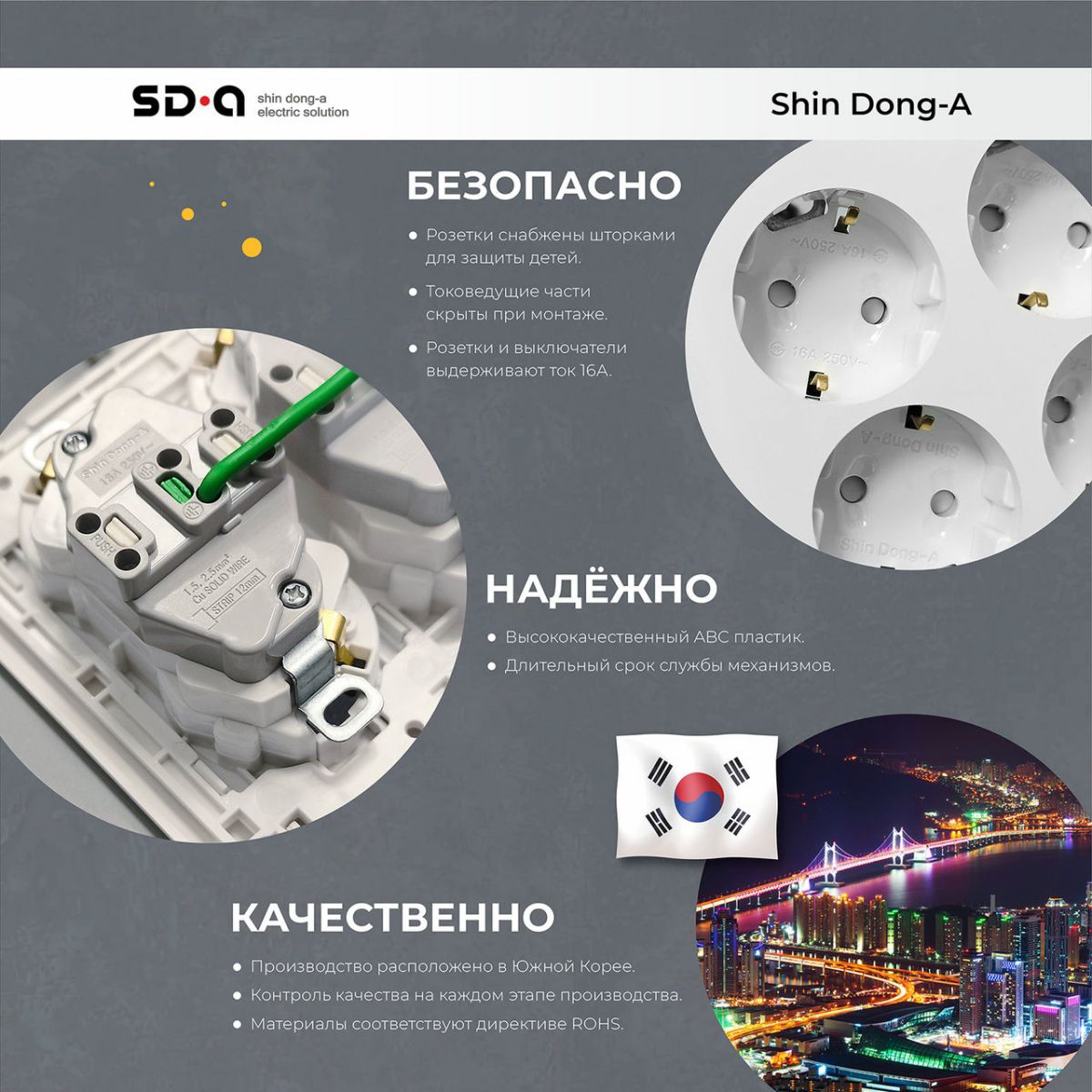 Розетка телевизионная CATV 5dB SHIN DONG-A Laon WLO-1325-WH в Санкт-Петербурге