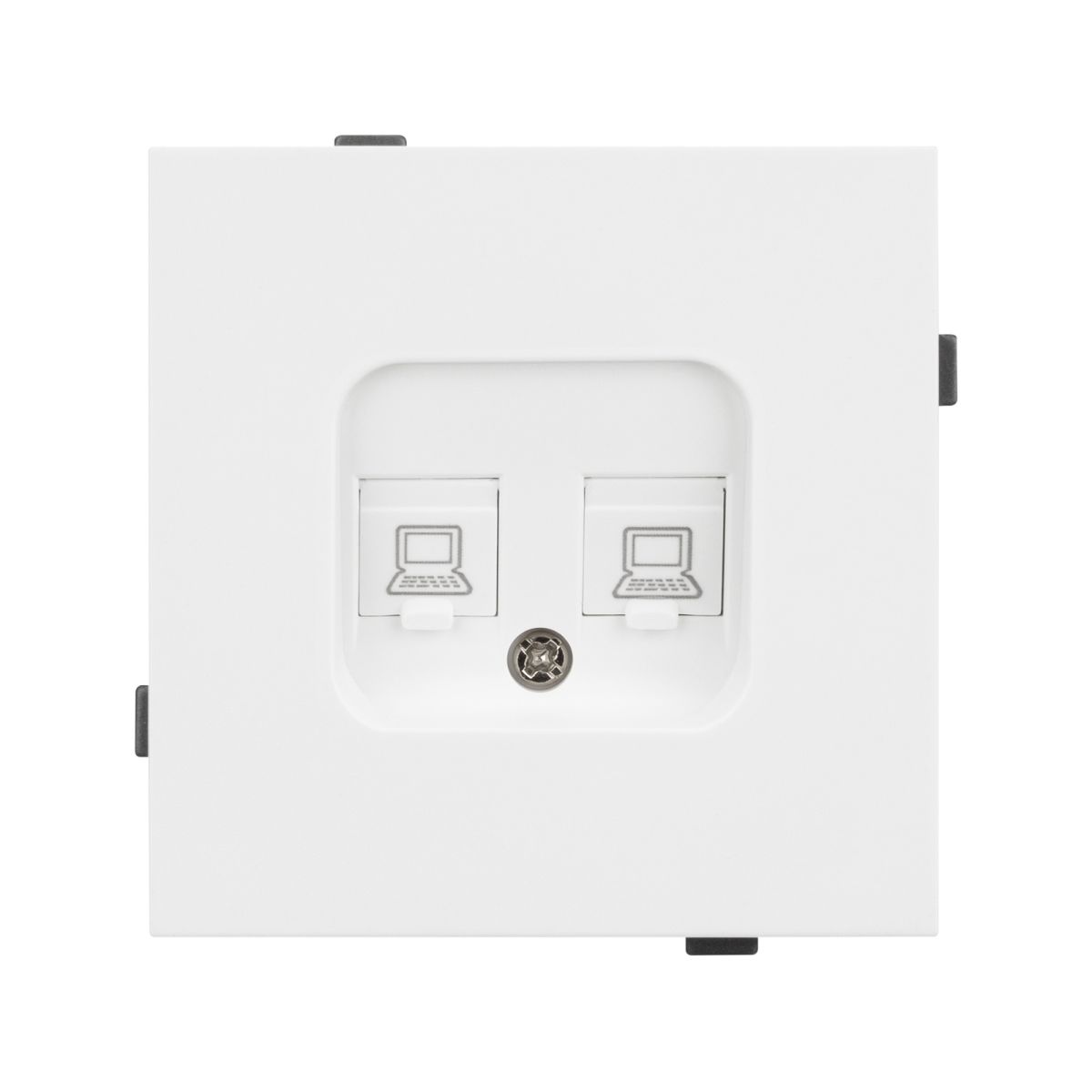 Механизм компьютерной розетки двойной Arlight SCT-TENDO-MPC2-PL-WH (RJ-45, CAT6) 054100 в Санкт-Петербурге