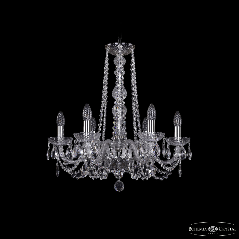 Подвесная люстра Bohemia Ivele Crystal 1402/6/195/h-58 Ni в Санкт-Петербурге