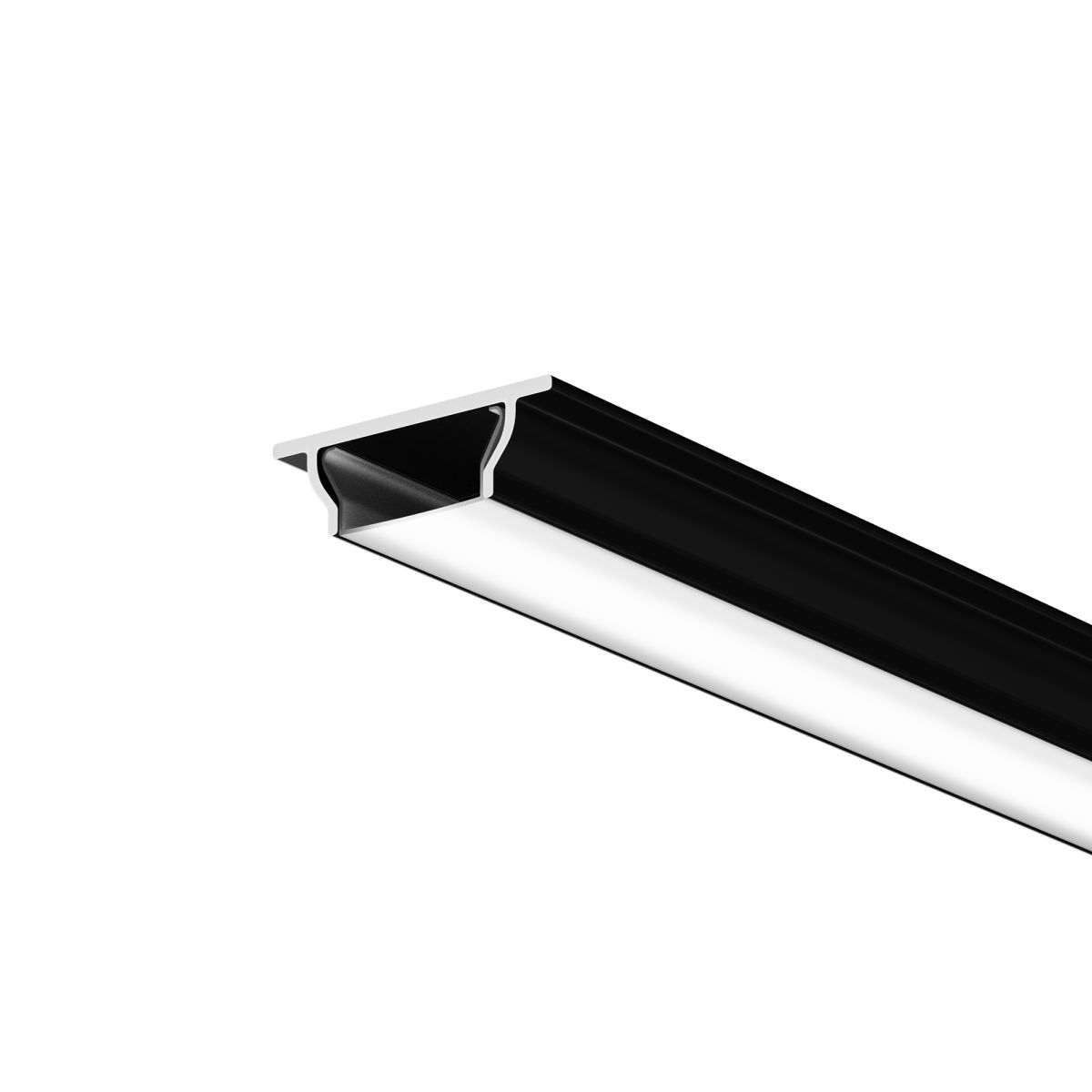 Алюминиевый профиль Maytoni Led Strip накладной с вертикальным изгибом (Черный, 2 м) ALM-1103-B-2M 631018 в #REGION_NAME_DECLINE_PP#
