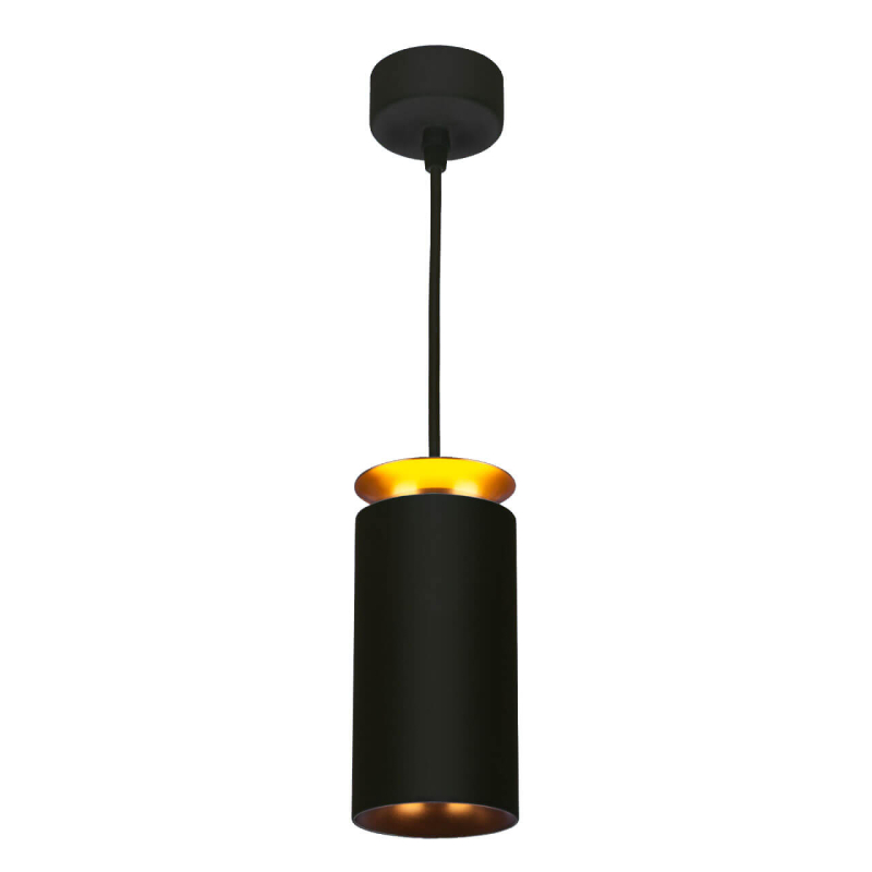 Подвесной светодиодный светильник Elektrostandard DLS021 9+4W 4200К черный матовый/золото 4690389144295 в Санкт-Петербурге