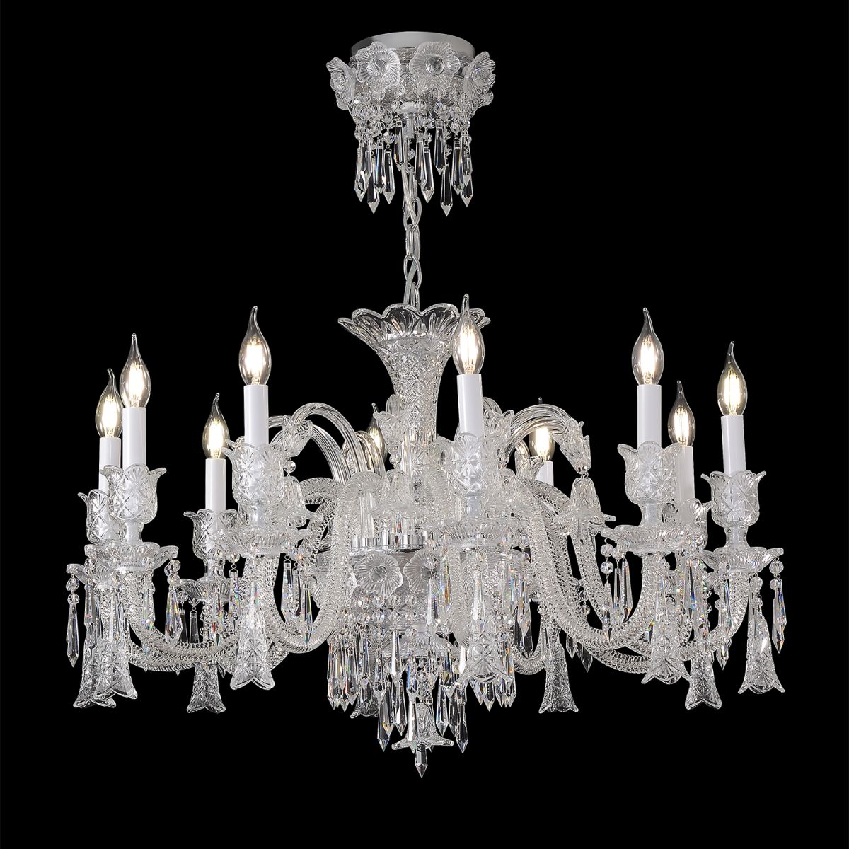 Подвесная люстра Crystal Lux VERSAILLES SP10 CHROME в Санкт-Петербурге