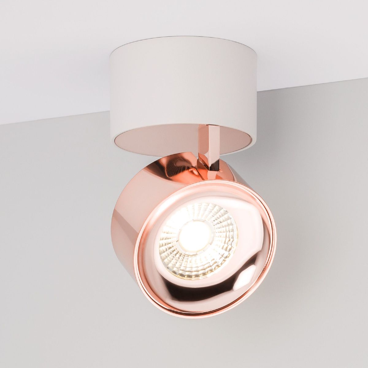 Накладной спот Arlight SP-PLURIO-SURFACE-R77-9W Day4000 (WH-COP, 36 deg, 230V) 040400 в Санкт-Петербурге