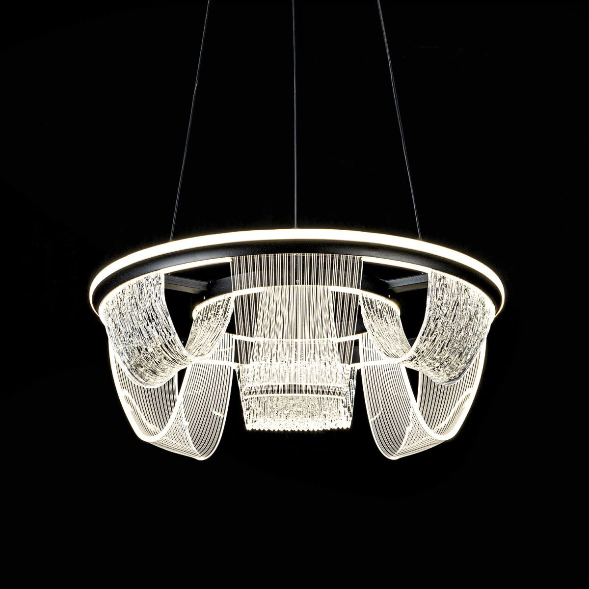 Подвесной светильник LED4U L7706-460 BK в Санкт-Петербурге