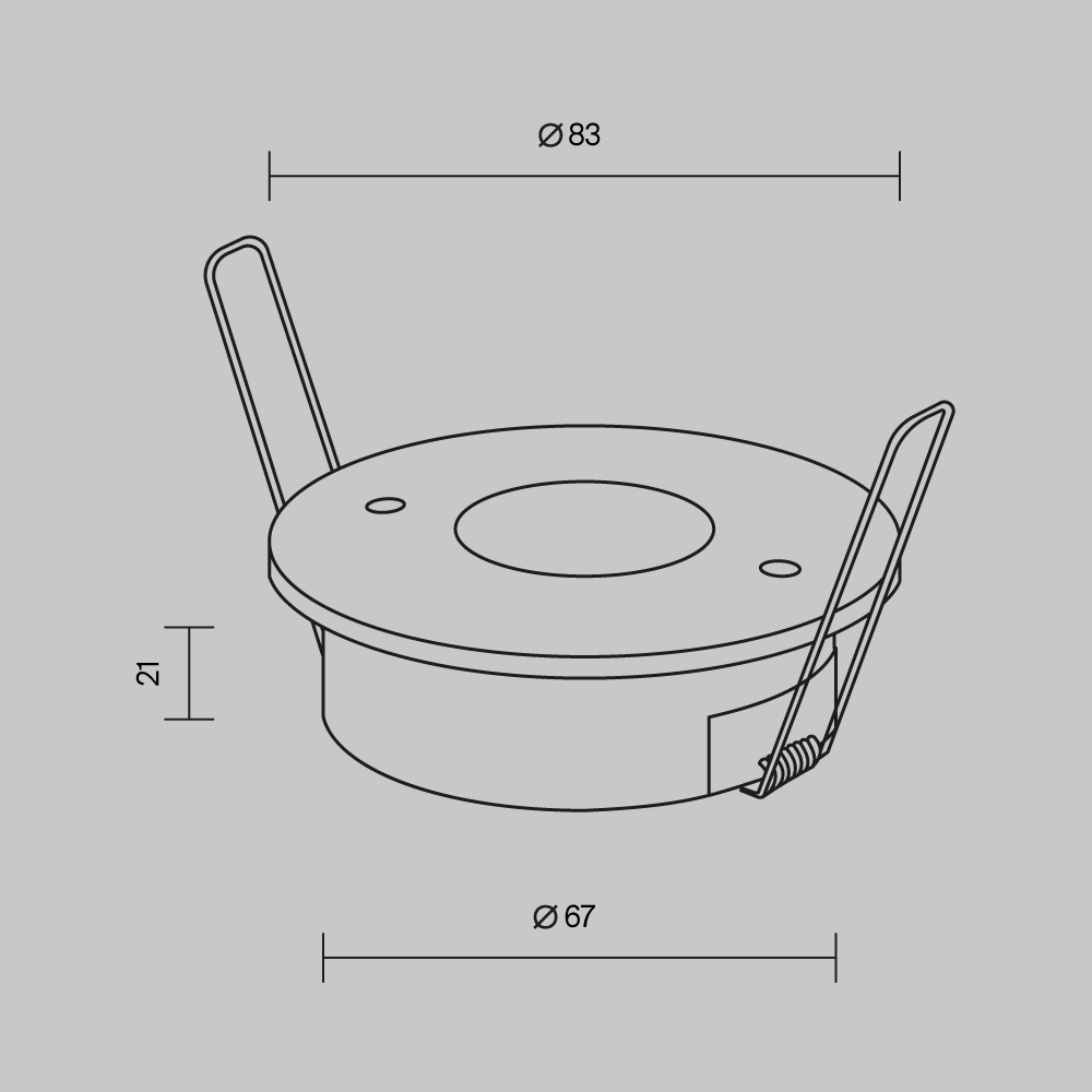 Датчик присутствия Maytoni Lighting control 727002 в Санкт-Петербурге