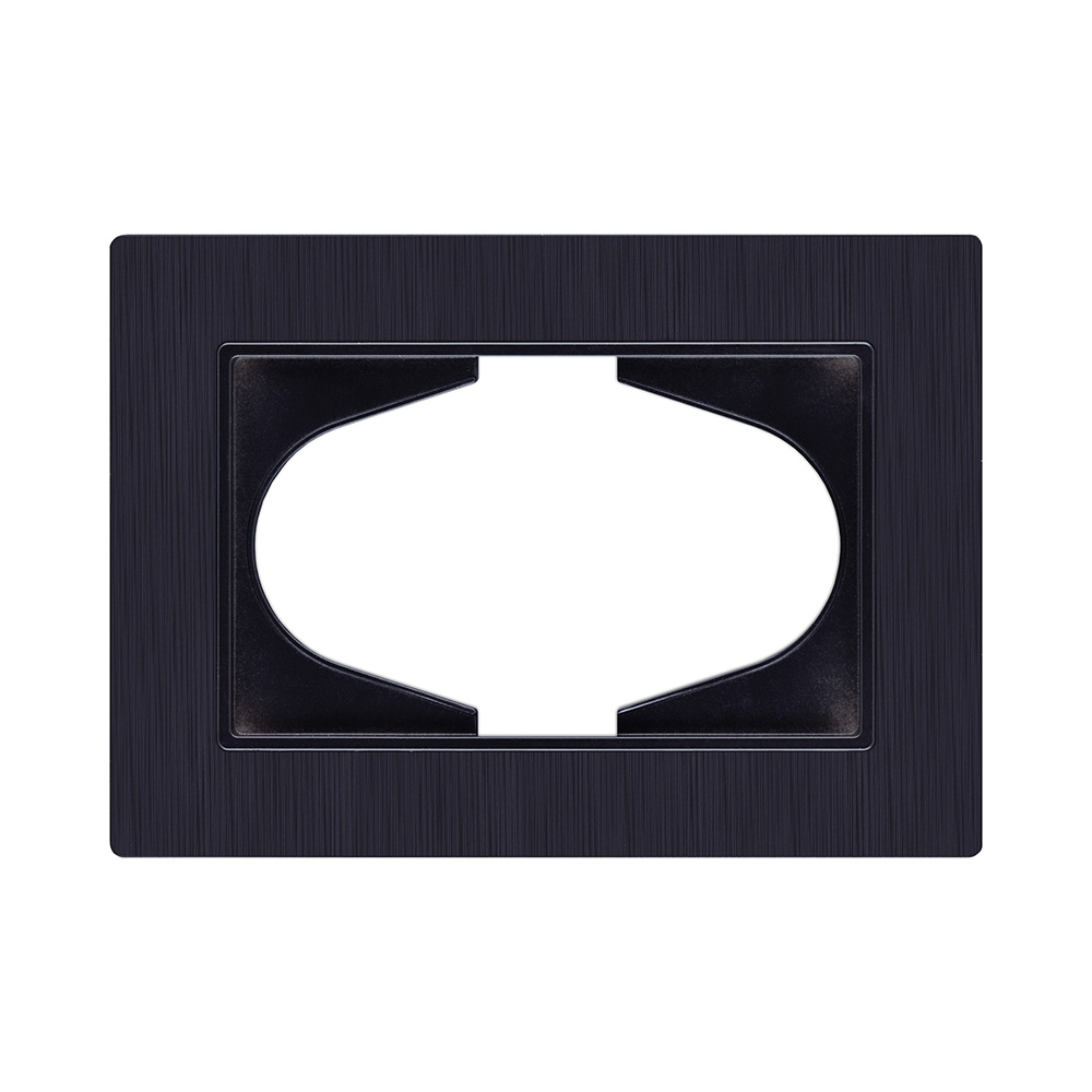 Рамка для двойной розетки, черный Kollinger Eleganz Plex EP120BK в #REGION_NAME_DECLINE_PP#