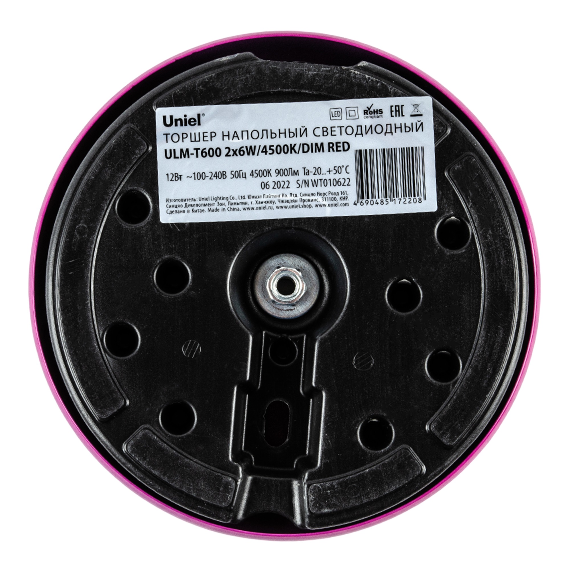 Торшер Uniel ULM-T600 2х6W/4500K/DIM RED UL-00010176 в Санкт-Петербурге