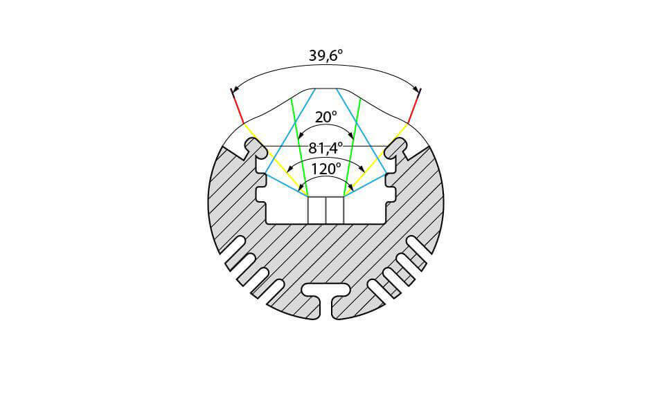 Профиль Arlight ALU-ROUND-2000 ANOD+LEN30 015527 в Санкт-Петербурге