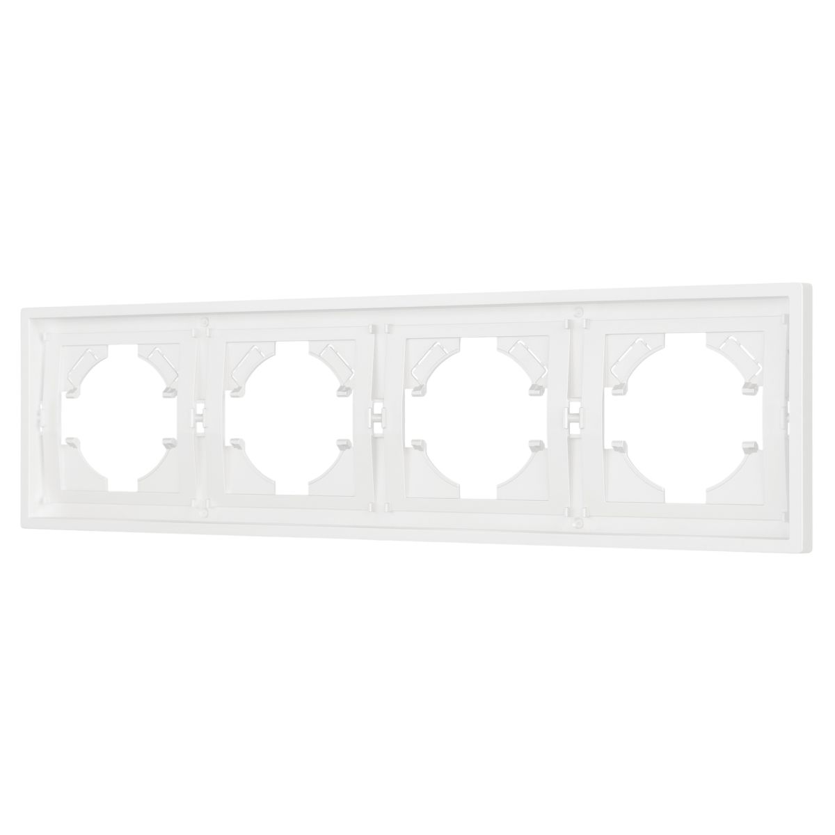 Рамка пластиковая на 4 поста Arlight FRM-TENDO-SFPL-4-WH 054656 в Санкт-Петербурге