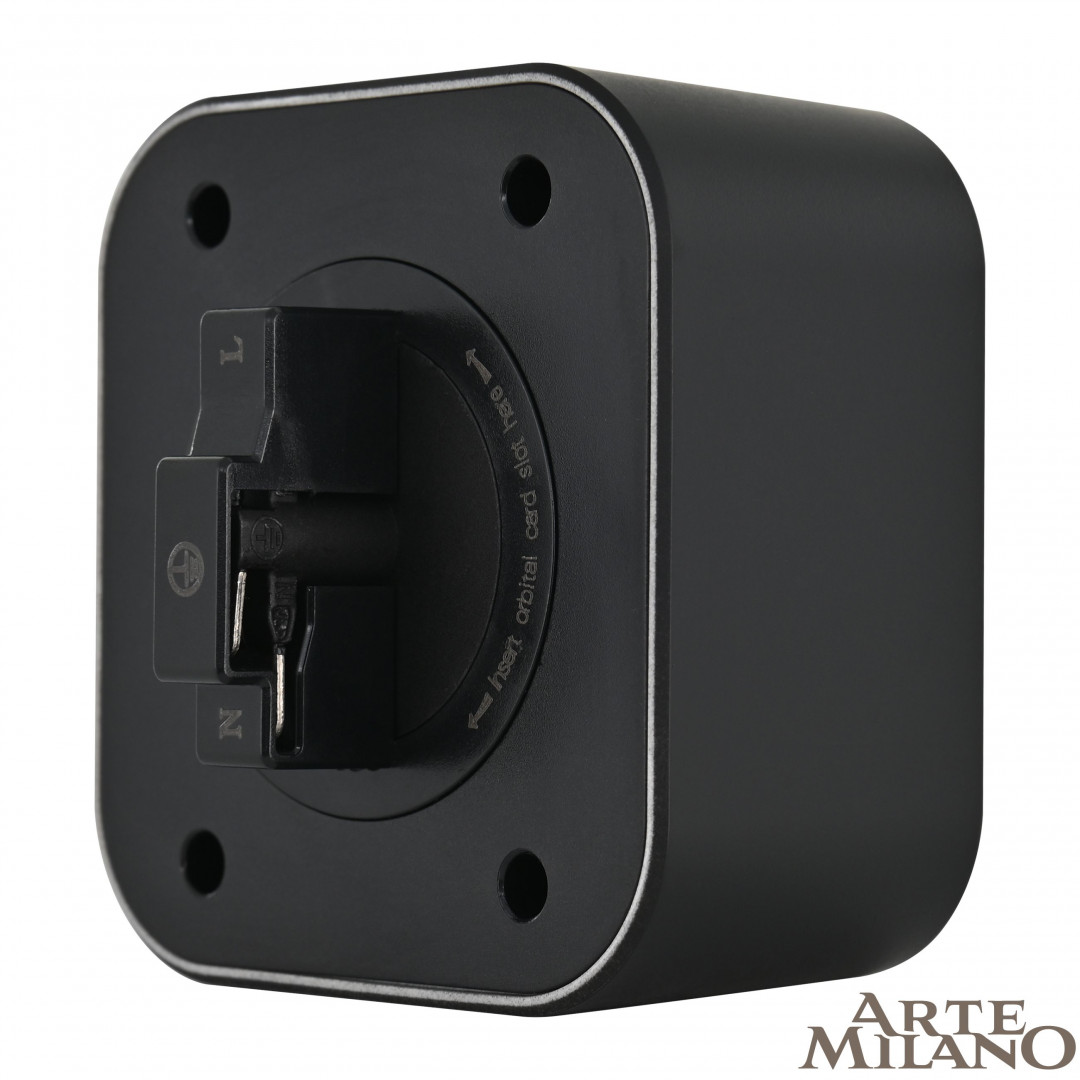 Трековая розетка Arte Milano Am-track-sockets 380022TS/ES Black в Санкт-Петербурге