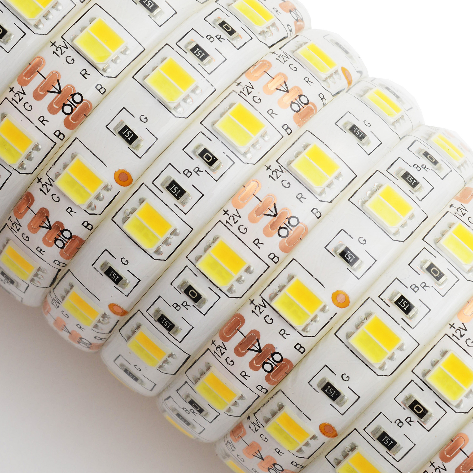 Светодиодная лента Apeyron 12В СТ 14,4Вт/м smd5050 60д/м IP65 700Лм/м 5м 3000К+6500К 00-117 в #REGION_NAME_DECLINE_PP#