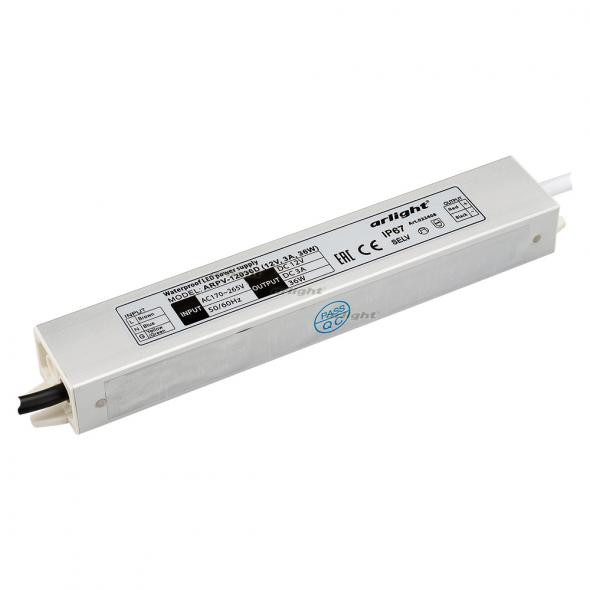 Блок питания Arlight ARPV-12036-D (12V, 3.0A, 36W) 022408 в Санкт-Петербурге