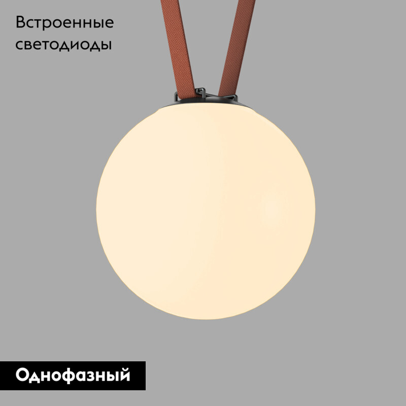 Трековый однофазный светильник потолочный Denkirs Belty Orb DK5555-BK в Санкт-Петербурге