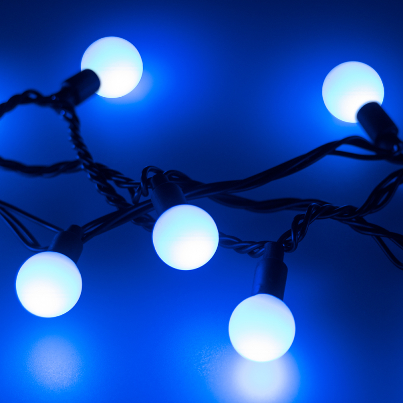 Светодиодная гирлянда Arlight ARD-Ball-Classic-D23-20000-Black-160LED Blue 025629 в Санкт-Петербурге