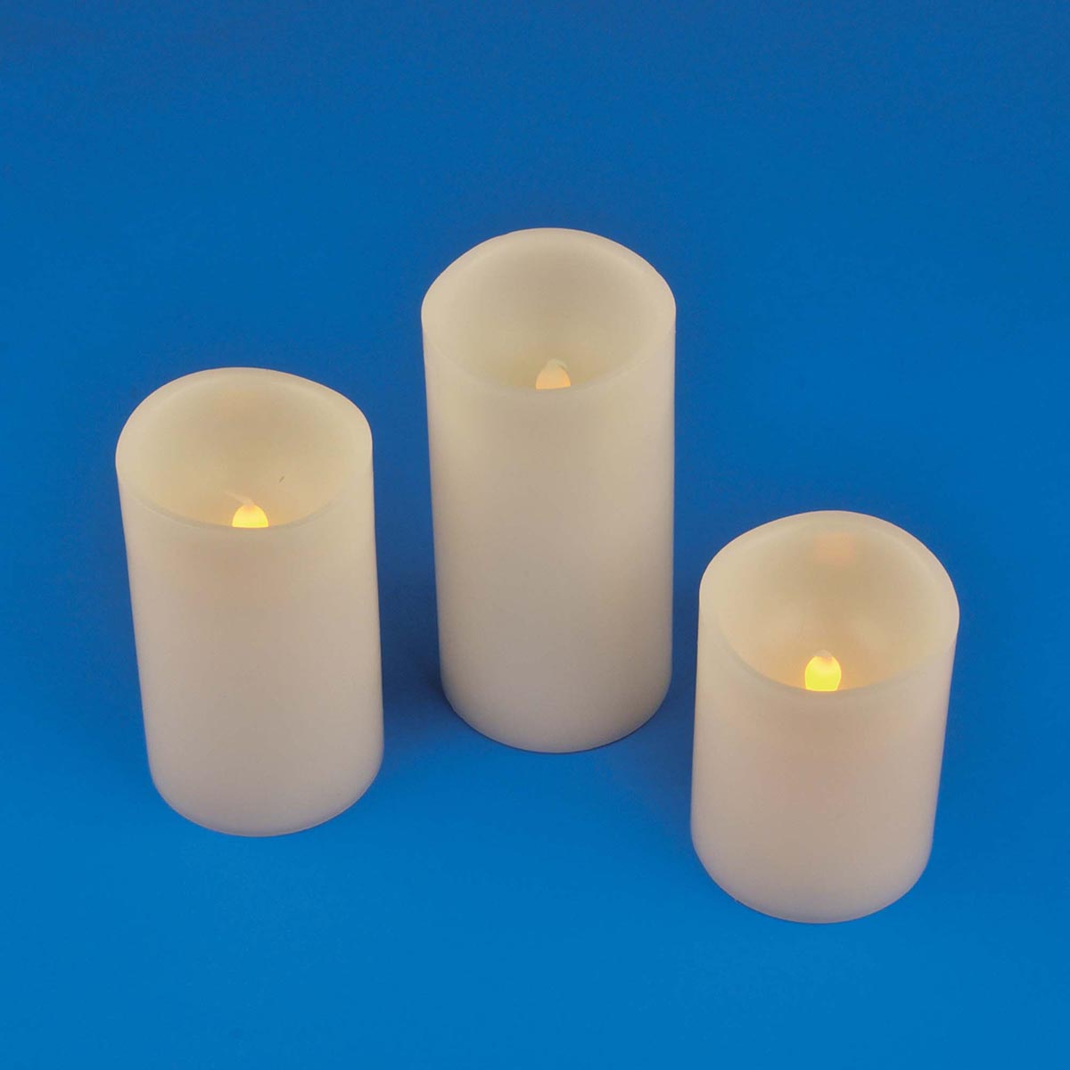 Фигурка светодиодная «Свеча» Uniel (UL-00007256) ULD-F050 Warm White Candle Set3 в Санкт-Петербурге