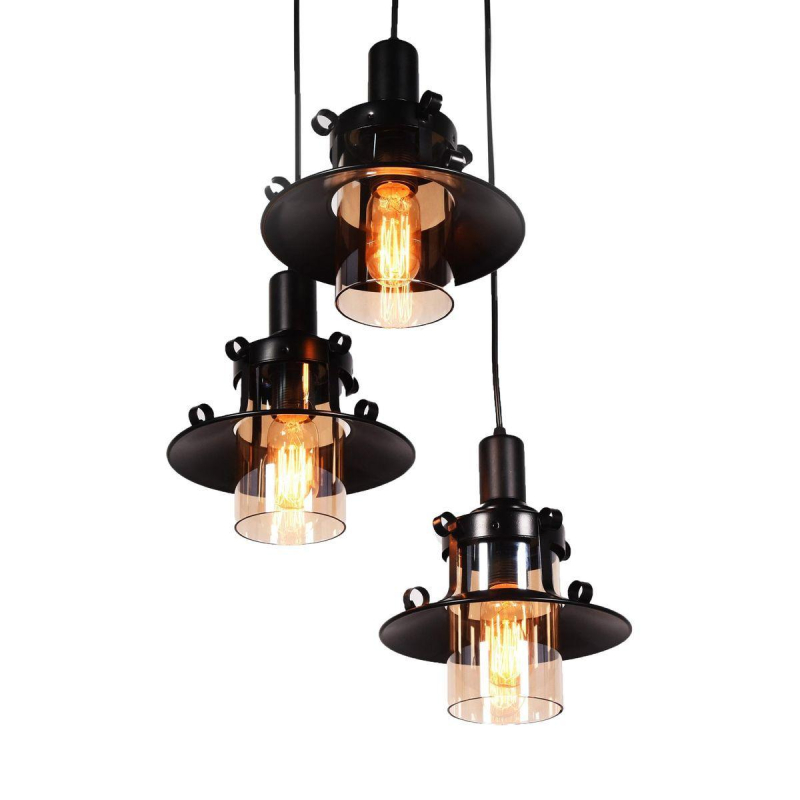 Подвесная люстра Lumina Deco Capri LDP 11328 B-3 BK в Санкт-Петербурге