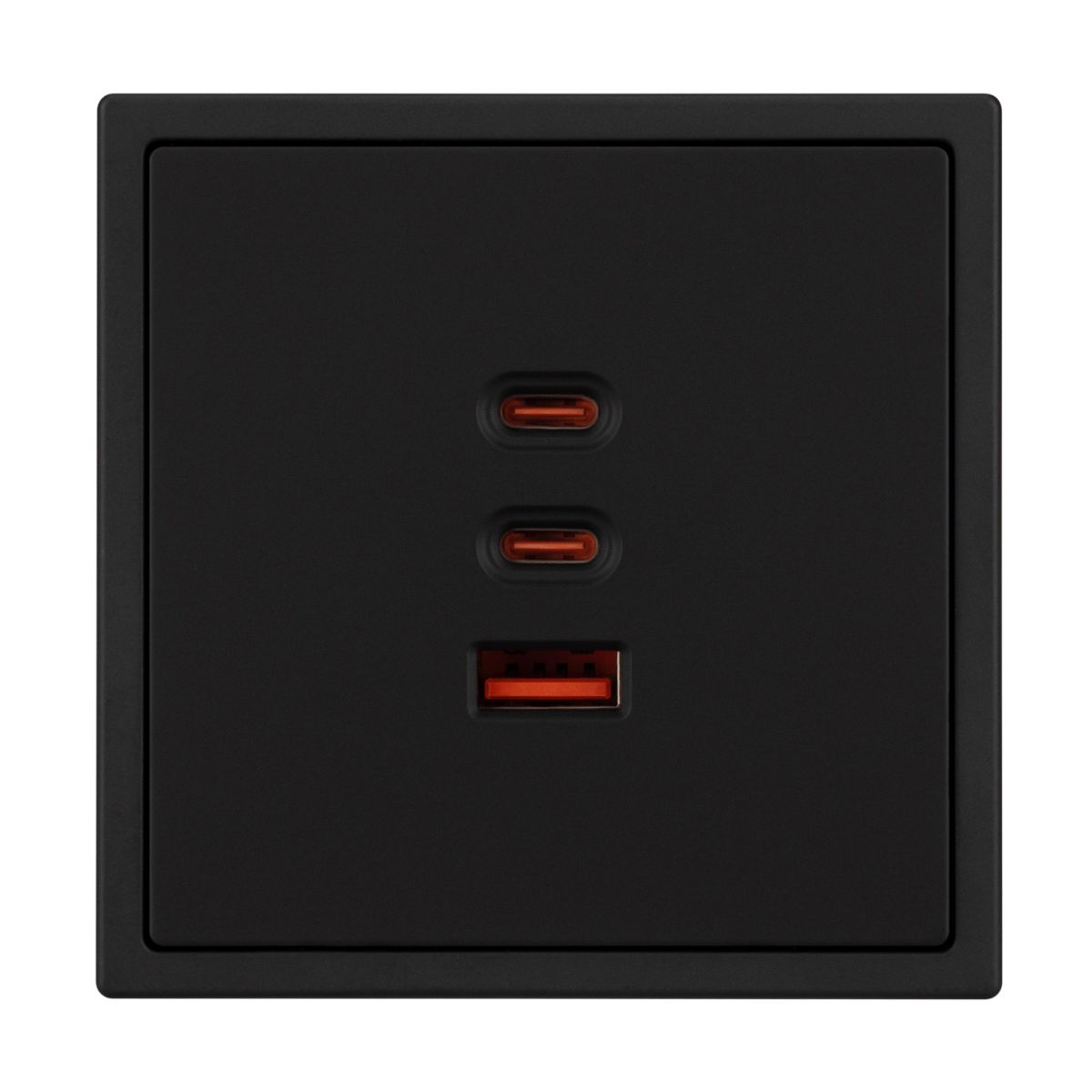 Механизм розетки с быстрой USB зарядкой Arlight SCT-NOBE-MUACC-SFPL-FC-BK (65W, QC3) 061834 в Санкт-Петербурге