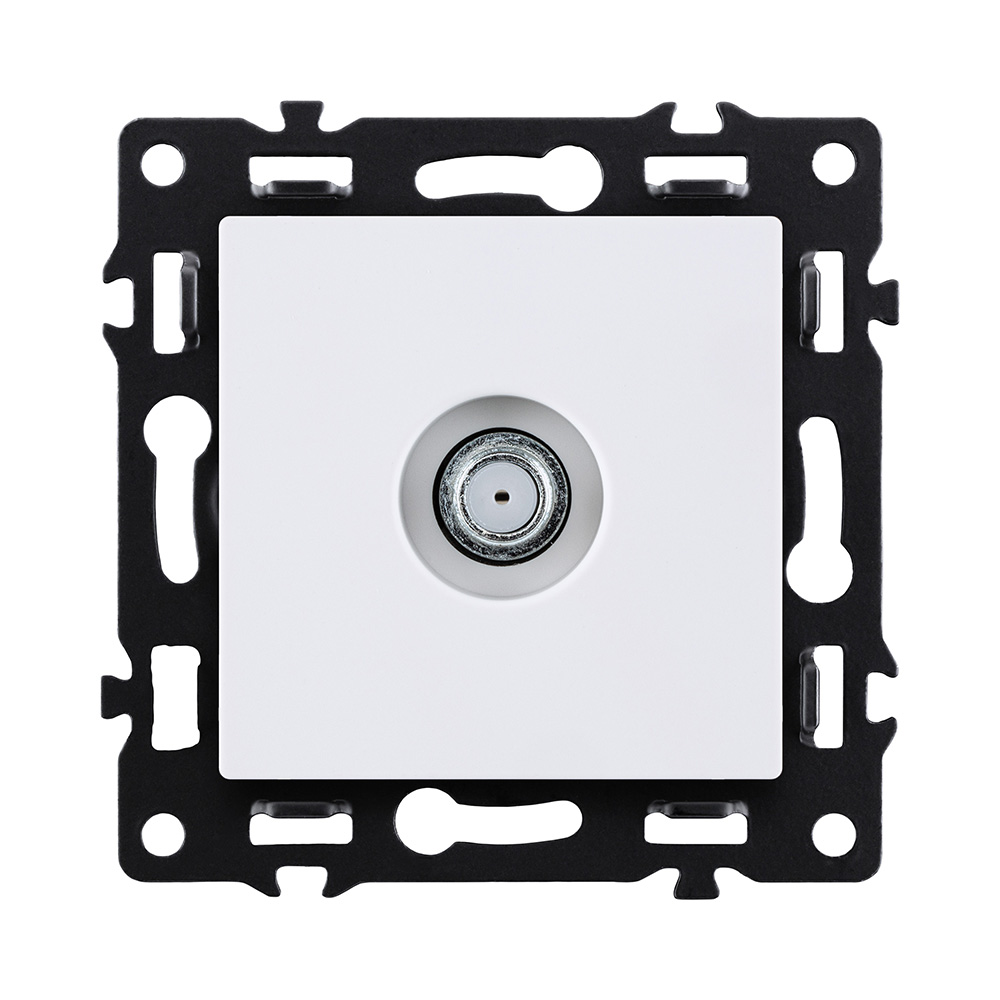 Розетка TV, белый Kollinger Asthetik AS-020WH в #REGION_NAME_DECLINE_PP#