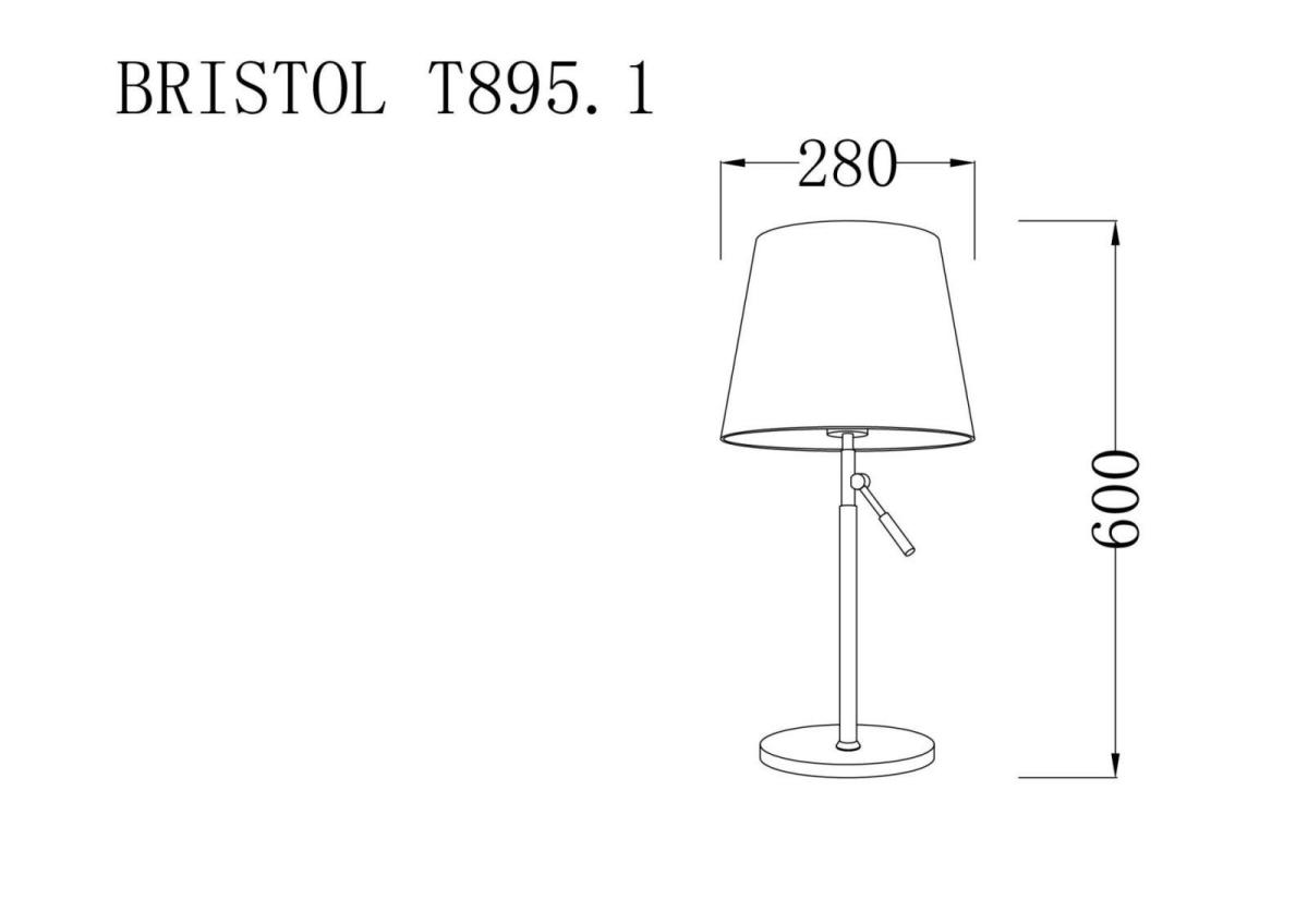 Настольная лампа Lucia Tucci Bristol T895.1 в Санкт-Петербурге