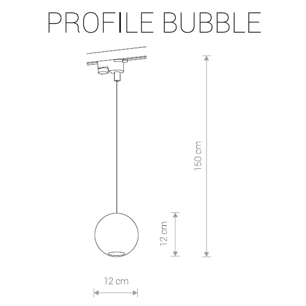 Трековый светильник Nowodvorski Profile Bubble 9335 в Санкт-Петербурге