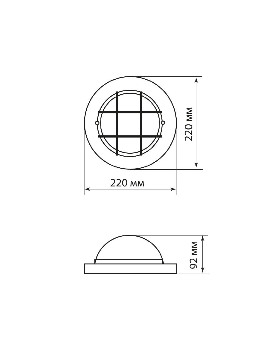 Настенно-потолочный светильник TDM Electric НПБ1302 SQ0303-0433 в Санкт-Петербурге