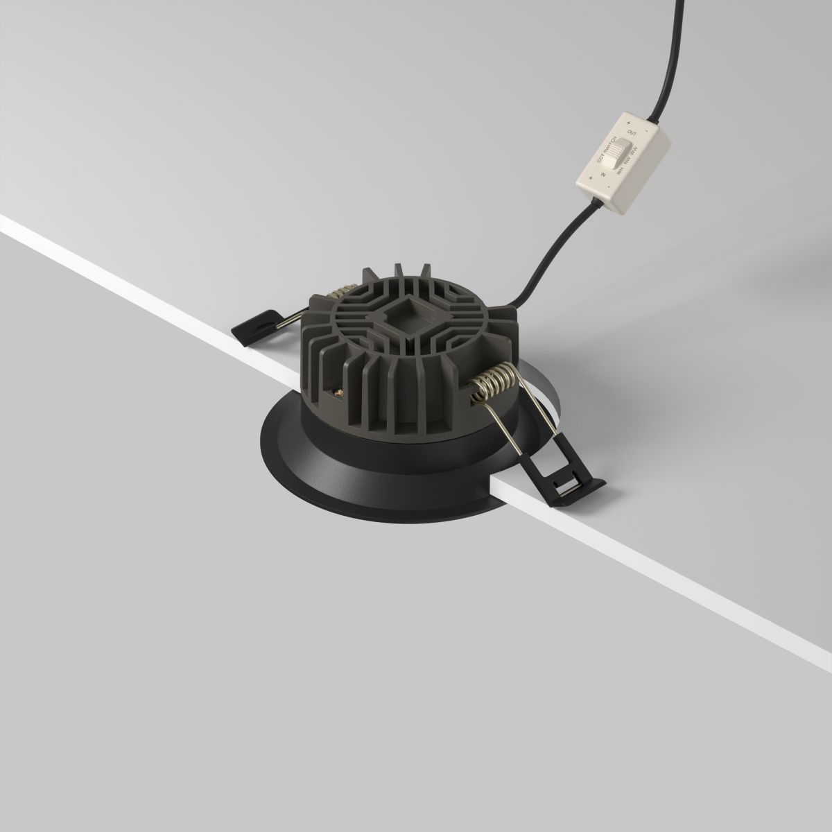 Встраиваемый светильник Maytoni Technical Okno DL055-10W2.7-3-4K-B в Санкт-Петербурге