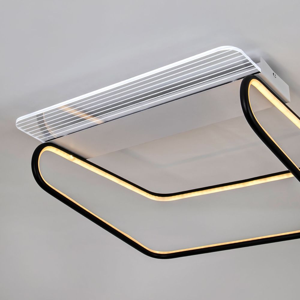 Потолочный светильник LED4U L1046-500 BK в Санкт-Петербурге
