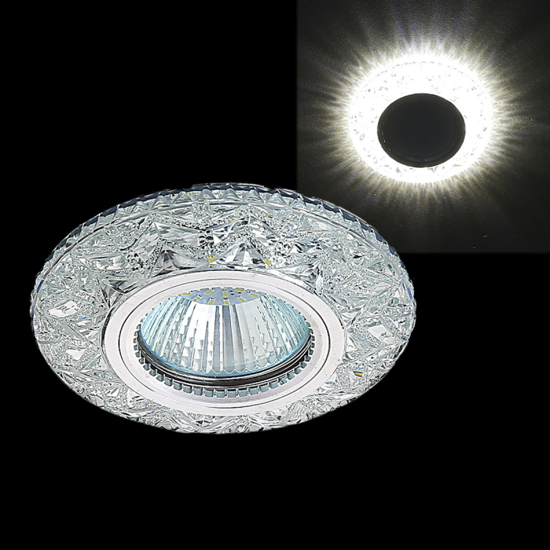 Точечный светильник Reluce 51607-9.0-001MN MR16+LED3W DL WH 4000K в Санкт-Петербурге