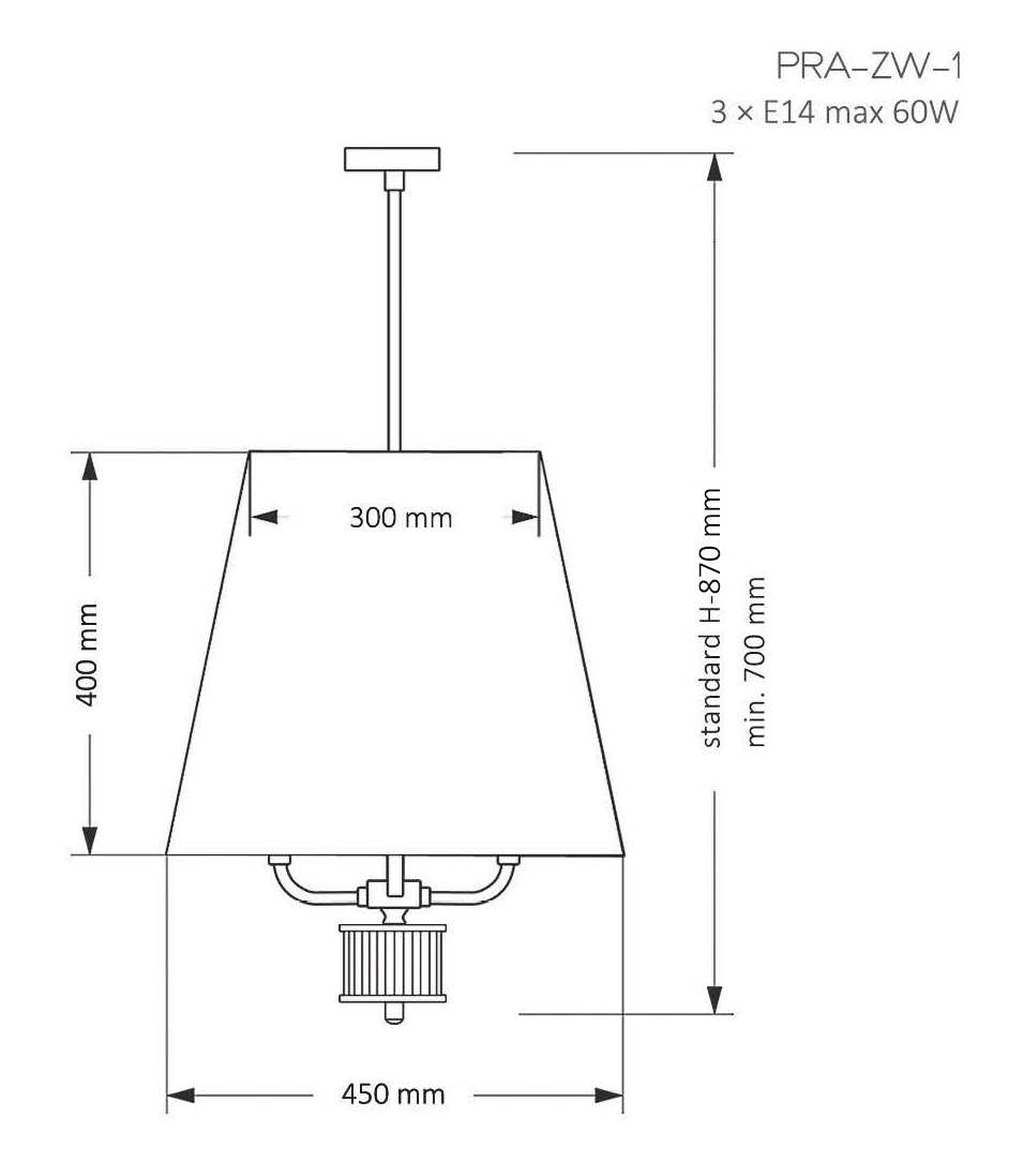 Люстра на штанге Kutek Mood Prato PRA-ZW-1(ZM) в #REGION_NAME_DECLINE_PP#