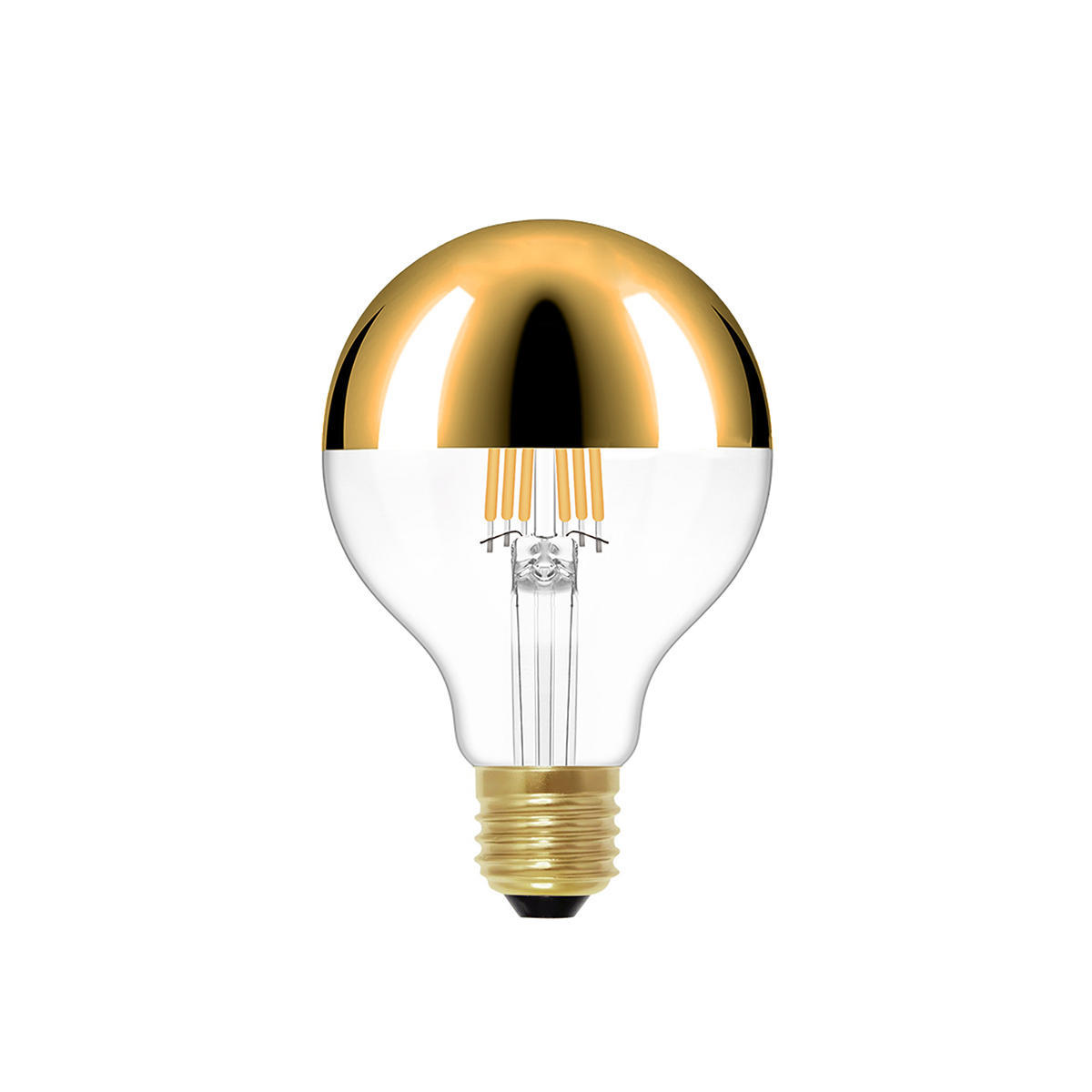 Лампа светодиодная Loft IT E27 6W 2700K золотая G80LED Gold в #REGION_NAME_DECLINE_PP#
