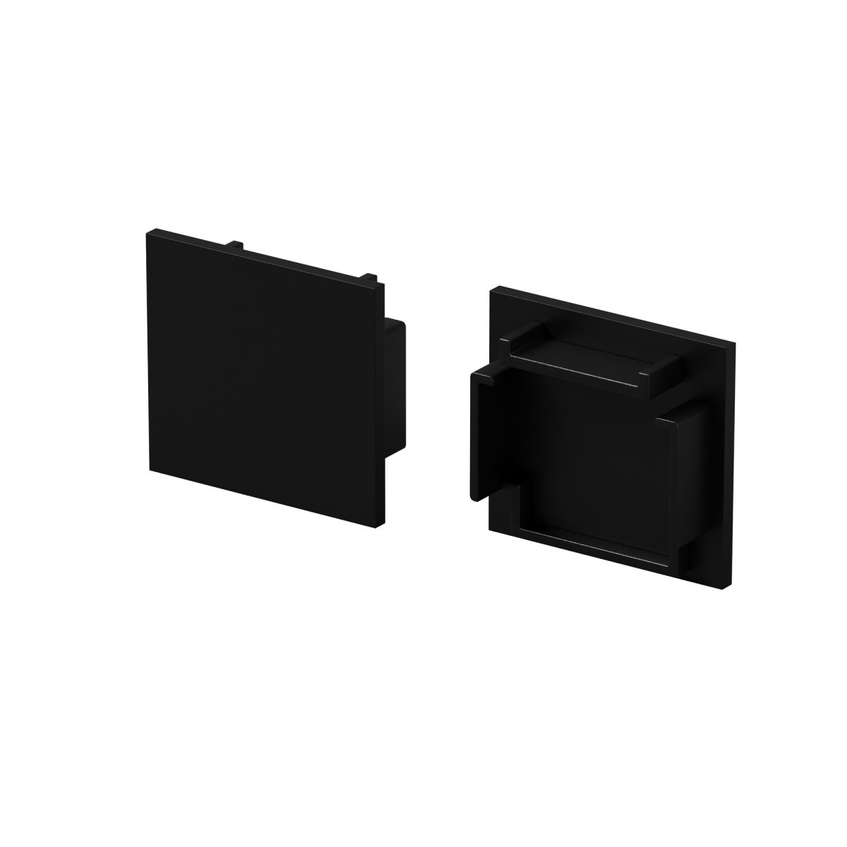 Комплект заглушек для профиля 25×22 2шт Maytoni Led Strip ALM-2522-B-EC 642066 в Санкт-Петербурге