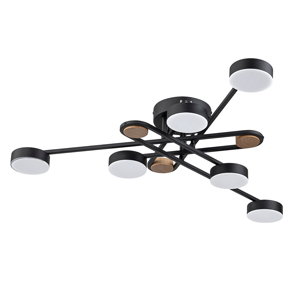 Потолочная люстра для низких потолков Arte Lamp Taygeta A2455PL-6BK в Санкт-Петербурге