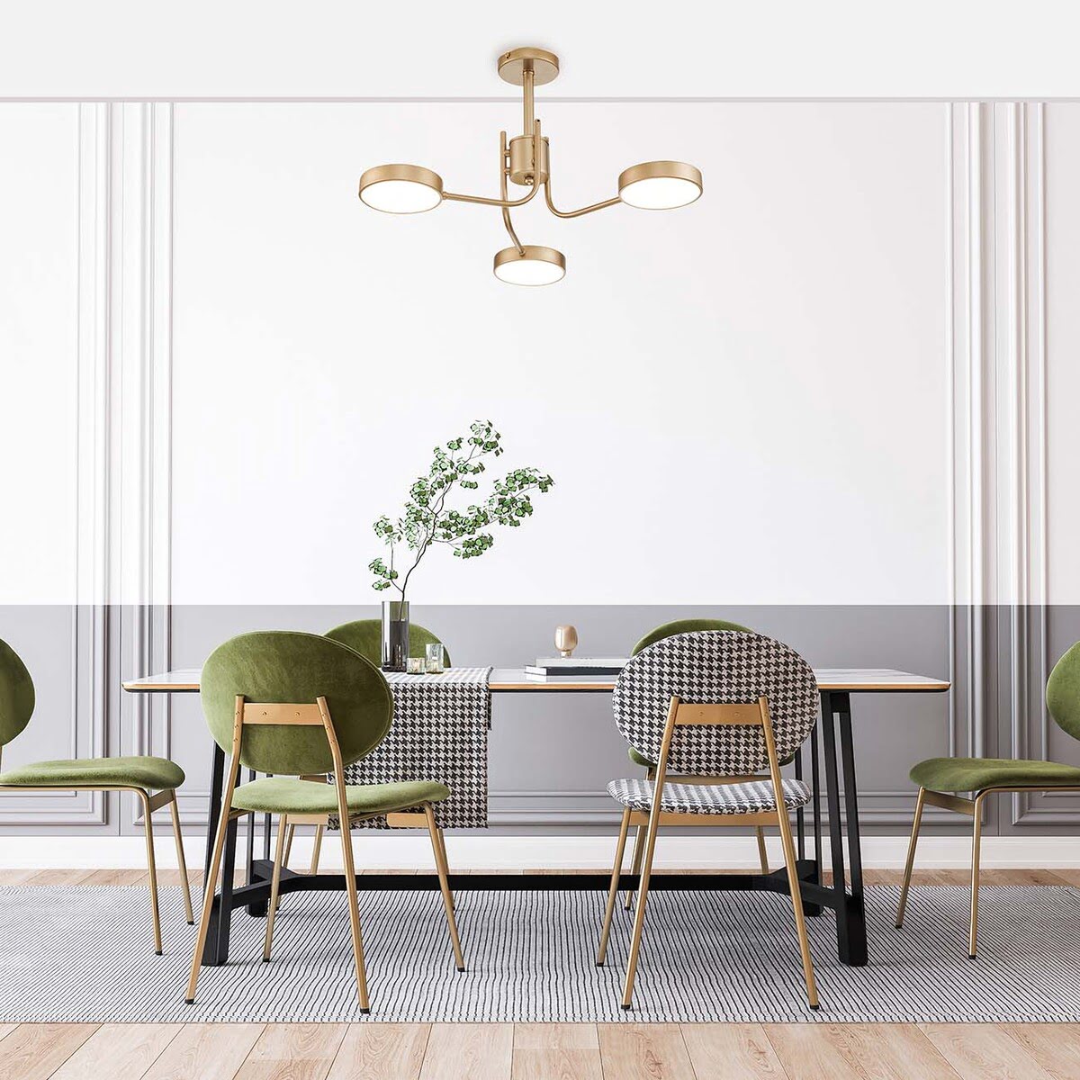 Потолочная светодиодная led люстра Escada Skylar 10258/3LED в #REGION_NAME_DECLINE_PP#