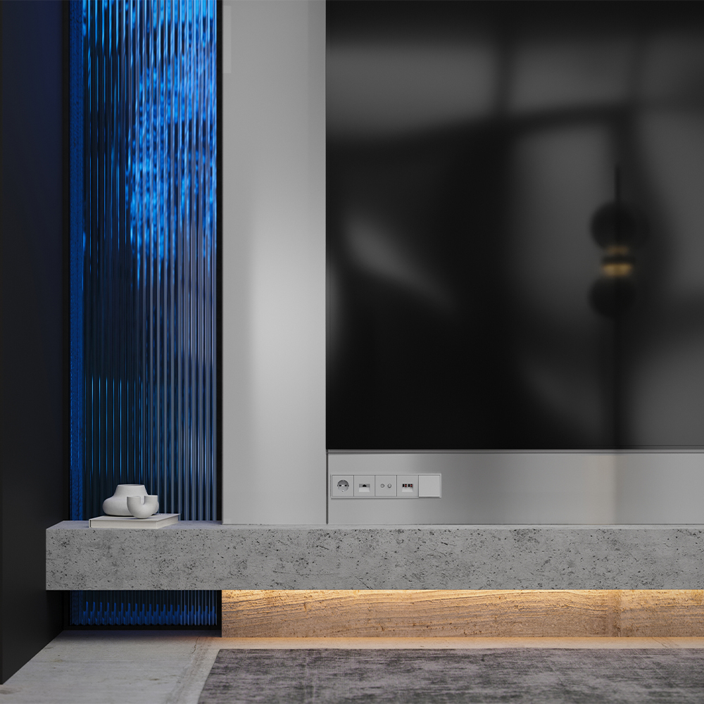 Накладка для розетки с заземлением Voltum S70 (серый) VLS000616 в #REGION_NAME_DECLINE_PP#