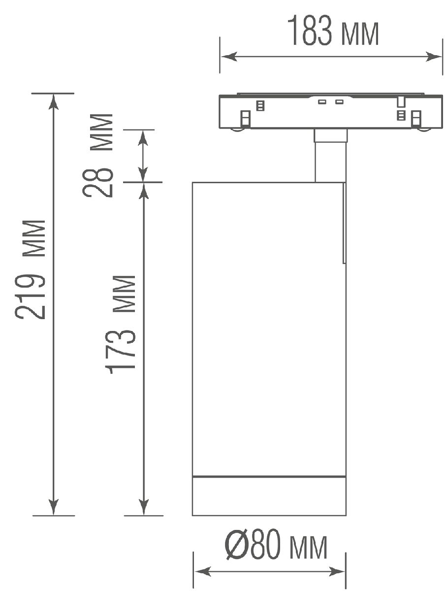 Трековый светильник Donolux Alpha DL20295TW30BTuya в Санкт-Петербурге