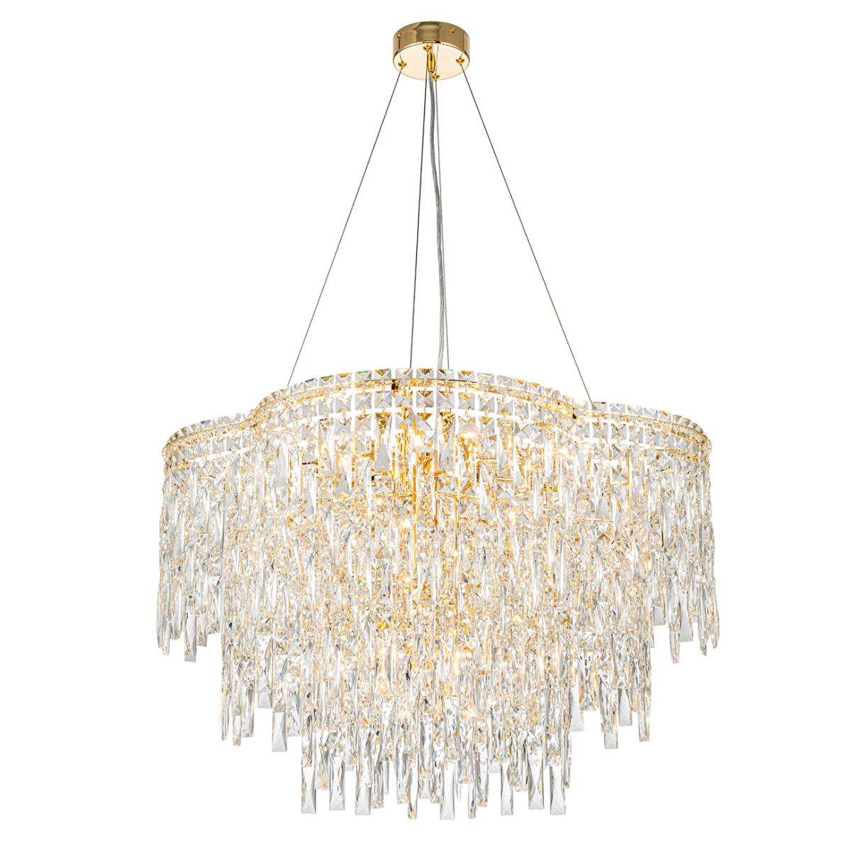 Подвесная люстра Indigo Carletti 12041/16P Gold V000445 в Санкт-Петербурге