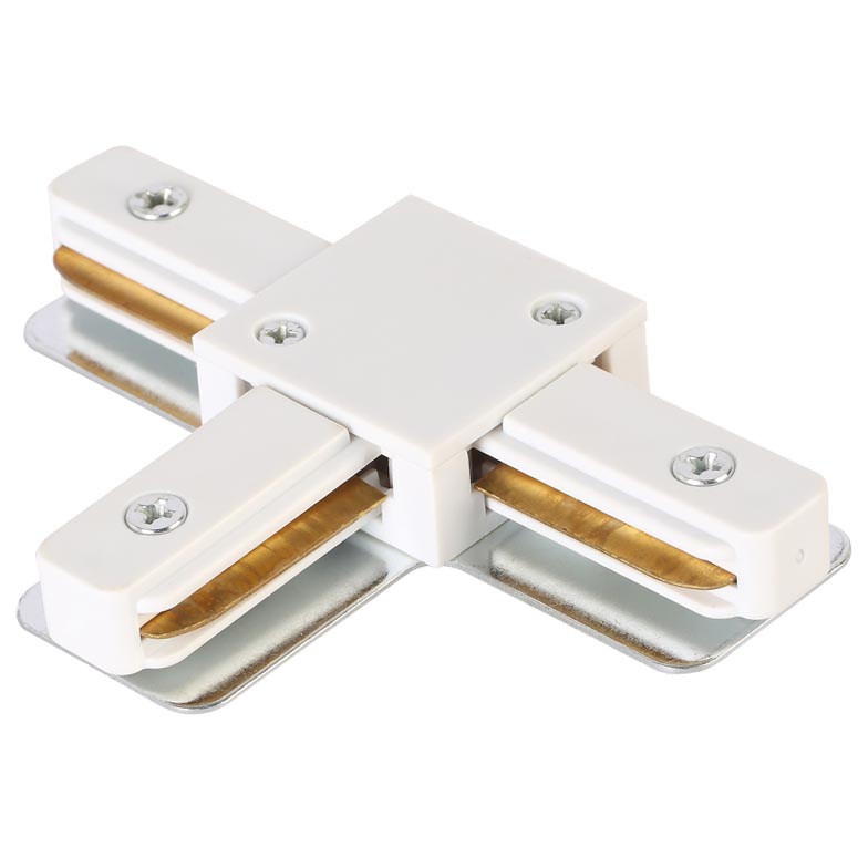 Коннектор T-образный Crystal Lux CLT 0.211 08 WH в Санкт-Петербурге