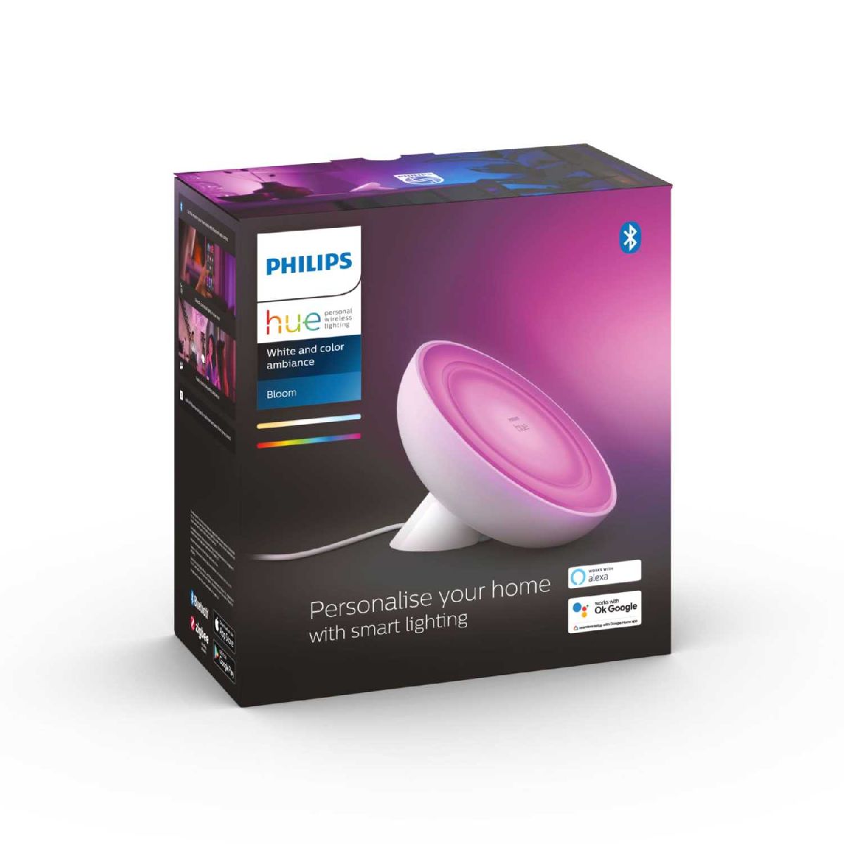 Умная настольная лампа Philips Hue Bloom gen 4 EU/UK white 929002375901 в Санкт-Петербурге