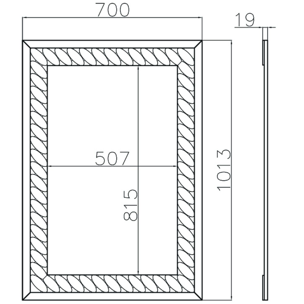 Зеркало Garda Decor 50SX-9315 в Санкт-Петербурге